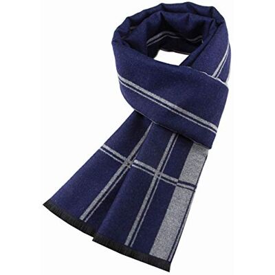Ueither Écharpe Homme Longue Chaude Automne et Hiver Souple Confortable Foulard Tartan Écharpe (180cm x 30cm, Couleur 28) - Publicité Ueither Écharpe Homme Longue Chaude Automne et Hiver Souple Confortable Foulard Tartan Écharpe (180cm x 30cm, Couleur 28) - Publicité