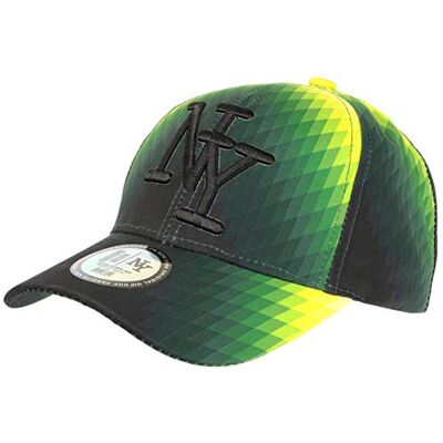 Hip Hop Honour Casquette NY Jaune et Verte Design Seventies Originale Baseball Heptys Homme - Publicité Hip Hop Honour Casquette NY Jaune et Verte Design Seventies Originale Baseball Heptys Homme - Publicité