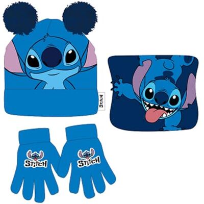 Disney Pack Bonnet + Gant + Écharpe Enfant Extensible (2 à 8 Ans) Lilo & Stitch Doux Mignon Chaud Lot de 3 : Chapeau + Moufles + Foulard Fille Garçon Modèle DIS LIS 5238C534 - Publicité Disney Pack Bonnet + Gant + Écharpe Enfant Extensible (2 à 8 Ans) Lilo & Stitch Doux Mignon Chaud Lot de 3 : Chapeau + Moufles + Foulard Fille Garçon Modèle DIS LIS 5238C534 - Publicité