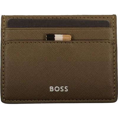 BOSS Zair Card Holder Open Green - Publicité BOSS Zair Card Holder Open Green - Publicité