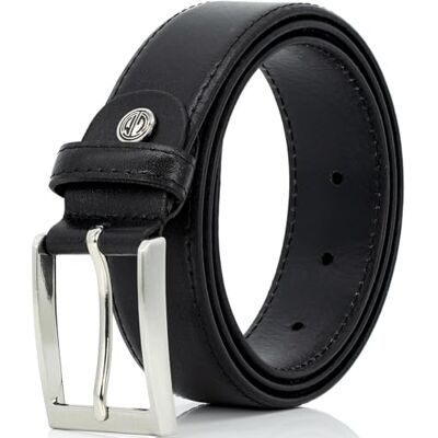 LINDENMANN Ceinture en cuir pour homme/ceinture, XXL, noire, 151 - Publicité LINDENMANN Ceinture en cuir pour homme/ceinture, XXL, noire, 151 - Publicité