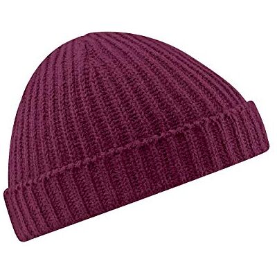 Beechfield Bonnet rétro Unisexe (Taille Unique) (Bordeaux) - Publicité Beechfield Bonnet rétro Unisexe (Taille Unique) (Bordeaux) - Publicité