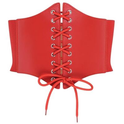 BlackButterfly Elastique Halloween Cosplay Costume Taille Attache Serre-taille Corset Ceinture (Rouge, XXL) - Publicité BlackButterfly Elastique Halloween Cosplay Costume Taille Attache Serre-taille Corset Ceinture (Rouge, XXL) - Publicité