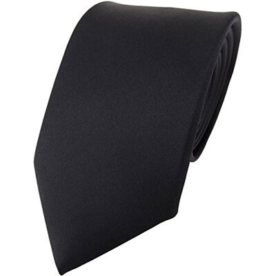 TigerTie Cravate en satin en soie de différentes couleurs unies Cravate 100% soie Largeur 8 cm - Publicité TigerTie Cravate en satin en soie de différentes couleurs unies Cravate 100% soie Largeur 8 cm - Publicité