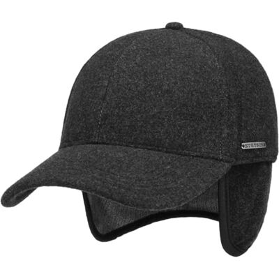 Stetson Casquette Vaby Earflap Homme Laine pour l'hiver Ferme a l’Arriere, avec Visiere, Oreillettes, Doublure, Doublure Automne-Hiver Hiver L (58-59 cm) Anthracite - Publicité Stetson Casquette Vaby Earflap Homme Laine pour l'hiver Ferme a l’Arriere, avec Visiere, Oreillettes, Doublure, Doublure Automne-Hiver Hiver L (58-59 cm) Anthracite - Publicité