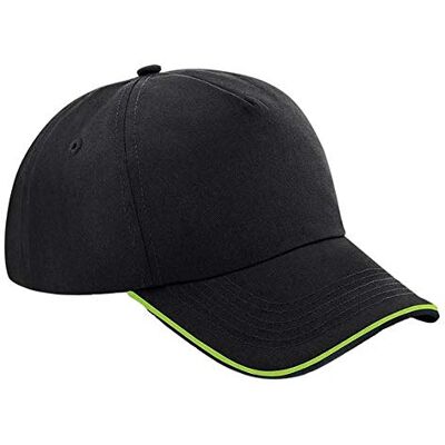 Beechfield B25c Casquette Authentique à 5 Panneaux Visière Passepoilée - Publicité Beechfield B25c Casquette Authentique à 5 Panneaux Visière Passepoilée - Publicité