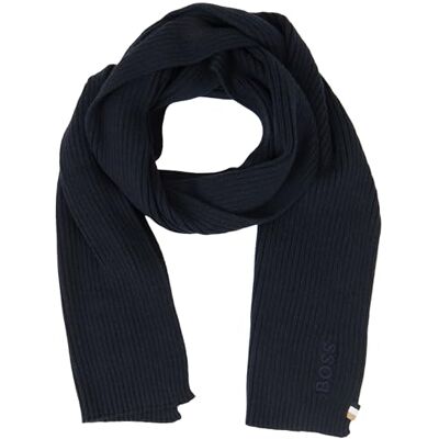 BOSS Magico_R_Scarf Foulard, Dark Blue, ONESI Men - Publicité BOSS Magico_R_Scarf Foulard, Dark Blue, ONESI Men - Publicité