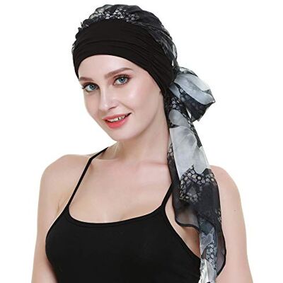 FocusCare des Foulards pour cancéreux Headwraps coiffures pac Cancer Cadeaux pour la Perte des Cheveux,Étoile de fleur,Taille unique - Publicité FocusCare des Foulards pour cancéreux Headwraps coiffures pac Cancer Cadeaux pour la Perte des Cheveux,Étoile de fleur,Taille unique - Publicité