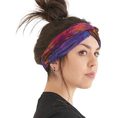 CHARM Bandeau Cheveux Homme Femme Tie Dye Hippie Mode Turban Headband Serre Tete Chic Elastique Retro Psychédélique B - Publicité CHARM Bandeau Cheveux Homme Femme Tie Dye Hippie Mode Turban Headband Serre Tete Chic Elastique Retro Psychédélique B - Publicité