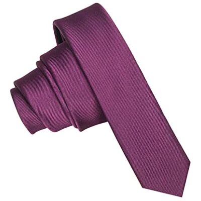 JEMYGINS Cravate Homme Violet en Soie 4CM Étroit Extra Silm Plusieurs Couleurs Disponibles de Formelle Compris Boîte(11) - Publicité JEMYGINS Cravate Homme Violet en Soie 4CM Étroit Extra Silm Plusieurs Couleurs Disponibles de Formelle Compris Boîte(11) - Publicité