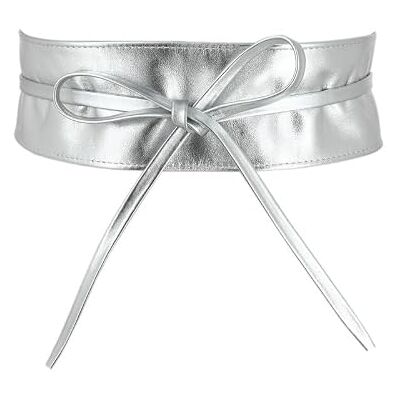 FASHIONGEN Ceinture femme Obi Cuir, CASSIANE Largeur: 8,50 cm, Cuir de Vachette certifié LWG, fabriqué en France. Publicité FASHIONGEN Ceinture femme Obi Cuir, CASSIANE Largeur: 8,50 cm, Cuir de Vachette certifié LWG, fabriqué en France. Publicité