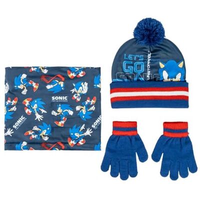 CERDÁ LIFE'S LITTLE MOMENTS Ensemble 3 pièces Snood Sonic (Bonnet, Tour de Cou et Gants) 2/8 Ans. Publicité CERDÁ LIFE'S LITTLE MOMENTS Ensemble 3 pièces Snood Sonic (Bonnet, Tour de Cou et Gants) 2/8 Ans. Publicité