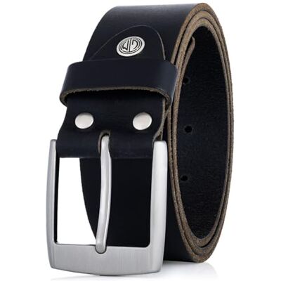 Lindenmann ceinture homme de cuir de buffle, 40 mm large et 3,8 mm fort, ajustable, noir, Farbe/Color:noir, Size US/EU:Bundweite 95 cm Gesamtlänge 110 cm W 37.5 L - Publicité Lindenmann ceinture homme de cuir de buffle, 40 mm large et 3,8 mm fort, ajustable, noir, Farbe/Color:noir, Size US/EU:Bundweite 95 cm Gesamtlänge 110 cm W 37.5 L - Publicité