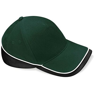Beechfield Casquette de Baseball Homme taille unique - Bottle green / black / white Taille unique - Publicité Beechfield Casquette de Baseball Homme taille unique - Bottle green / black / white Taille unique - Publicité