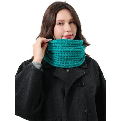 DonDon écharpe femme hiver foulard femme écharpe en laine châle femme tour de cou snood - Publicité DonDon écharpe femme hiver foulard femme écharpe en laine châle femme tour de cou snood - Publicité