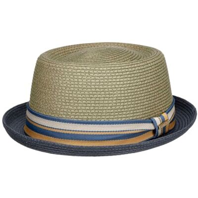 Stetson Licano Chapeau Pork Pie Protection UV 40 Unisexe Printemps Ete - Publicité Stetson Licano Chapeau Pork Pie Protection UV 40 Unisexe Printemps Ete - Publicité
