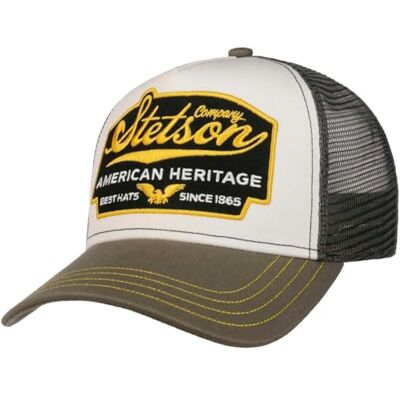 Stetson CHAPEAUSHOP American Heritage Casquette Trucker de Baseball Filet Arriere Snapback Unisexe Toutes Saisons - Publicité Stetson CHAPEAUSHOP American Heritage Casquette Trucker de Baseball Filet Arriere Snapback Unisexe Toutes Saisons - Publicité