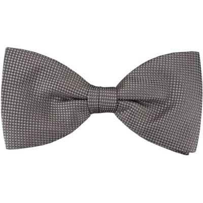 TigerTie Noeud papillon uni Structure à pois Noeud papillon 100% pure soie - Publicité TigerTie Noeud papillon uni Structure à pois Noeud papillon 100% pure soie - Publicité