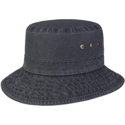 Stetson Reston Chapeau bob Bucket Protection UV 40 Plus Unisexe Printemps Ete - Publicité Stetson Reston Chapeau bob Bucket Protection UV 40 Plus Unisexe Printemps Ete - Publicité