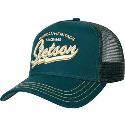 Stetson Gambling Grifter Casquette Trucker Brooklin ecusson Contrastant Unisexe Toutes Saisons - Publicité Stetson Gambling Grifter Casquette Trucker Brooklin ecusson Contrastant Unisexe Toutes Saisons - Publicité