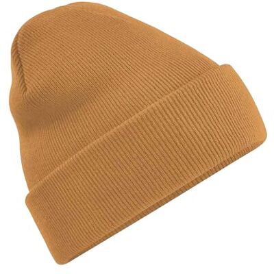 Beechfield Original Bonnet avec rabat, , caramel, - - Publicité Beechfield Original Bonnet avec rabat, , caramel, - - Publicité