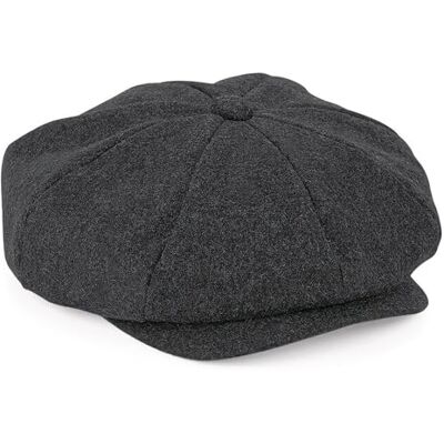 Beechfield B629 Casquette Gavroche en Laine Melton Taille L/XL - Publicité Beechfield B629 Casquette Gavroche en Laine Melton Taille L/XL - Publicité