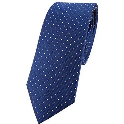 TigerTie Cravate fine design en soie à pois - Publicité TigerTie Cravate fine design en soie à pois - Publicité