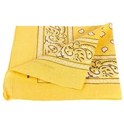 PURECITY©® Bandana Original Paisley 100% Coton Foulard Qualité Supérieure/Unité/Lot de 6 / Lot de 12 / 52cm x 52 cm/Tendance Accessoire de Mode Nouvelle Collection (7# Jaune) - Publicité PURECITY©® Bandana Original Paisley 100% Coton Foulard Qualité Supérieure/Unité/Lot de 6 / Lot de 12 / 52cm x 52 cm/Tendance Accessoire de Mode Nouvelle Collection (7# Jaune) - Publicité