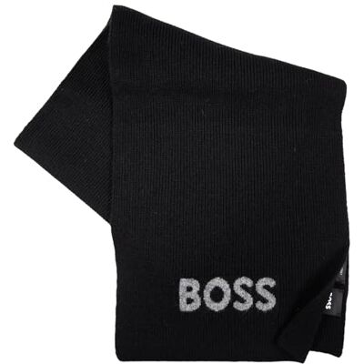 BOSS écharpe Elios Knitted Scarf Black noir - Publicité BOSS écharpe Elios Knitted Scarf Black noir - Publicité