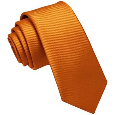 JEMYGINS Cravate Homme Orange en Soie 6CM Étroit Slim Plusieurs Couleurs Disponibles Décontractée Compris Boîte(9) - Publicité JEMYGINS Cravate Homme Orange en Soie 6CM Étroit Slim Plusieurs Couleurs Disponibles Décontractée Compris Boîte(9) - Publicité