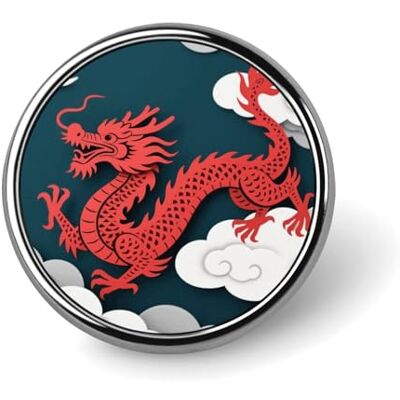 Oudrspo Pin's Dragon en papier pour homme, orange – Broche clown à pois – Badges émaillés mignons, dos en alliage d'aluminium pour chapeaux, chemises, sacs, vestes et accessoires (épingles rondes de 2,5 cm) - Publicité Oudrspo Pin's Dragon en papier pour homme, orange – Broche clown à pois – Badges émaillés mignons, dos en alliage d'aluminium pour chapeaux, chemises, sacs, vestes et accessoires (épingles rondes de 2,5 cm) - Publicité