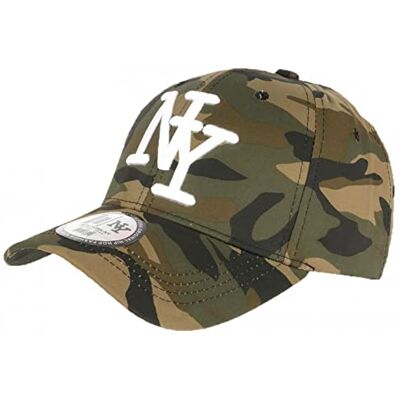 Hip Hop Honour Casquette NY Camouflage Vert Marron Kaki Fashion Baseball Kaptyn Taille Unique Vert - Publicité Hip Hop Honour Casquette NY Camouflage Vert Marron Kaki Fashion Baseball Kaptyn Taille Unique Vert - Publicité