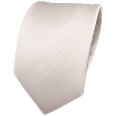TigerTie Designer cravate blanc blanc perle crème creamwhite unicolor Rips Tie - Publicité TigerTie Designer cravate blanc blanc perle crème creamwhite unicolor Rips Tie - Publicité