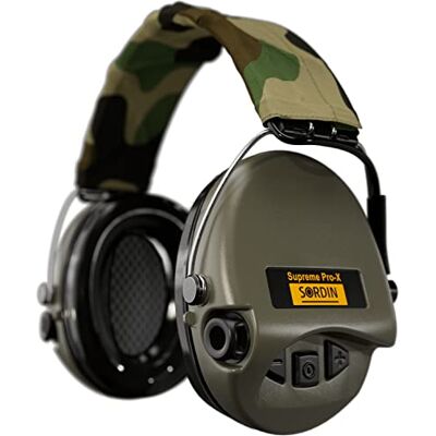 Sordin Pro X Casques Antibruit Électroniques à Forte Atténuation 75302-X-S Protection Auditive Coques d'oreilles Vertes - Publicité Sordin Pro X Casques Antibruit Électroniques à Forte Atténuation 75302-X-S Protection Auditive Coques d'oreilles Vertes - Publicité
