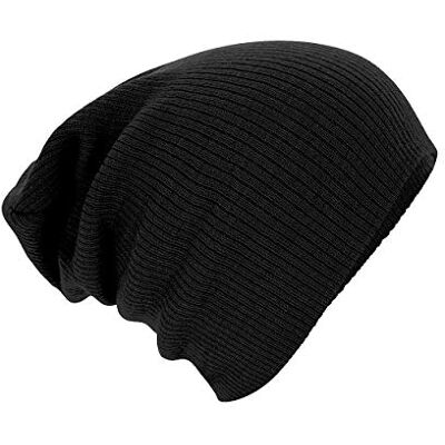 Beechfield Bonnet Adulte Unisexe (Taille Unique) (Noir) - Publicité Beechfield Bonnet Adulte Unisexe (Taille Unique) (Noir) - Publicité