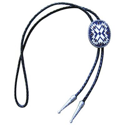 JEAN'S FRIEND American Southwest Pattern Totem Oval Wedding Bolo Tie Cravate - Publicité JEAN'S FRIEND American Southwest Pattern Totem Oval Wedding Bolo Tie Cravate - Publicité