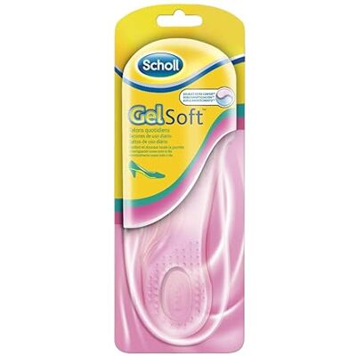 Scholl Semelles GelSoft pour Chaussures à Talon Effet Amortissant & Antidérapant, Maintien de la Voûte Plantaire, Confort Longue Durée, Design Ergonomique & Discret, Pointure 35 à 40,5 - Publicité Scholl Semelles GelSoft pour Chaussures à Talon Effet Amortissant & Antidérapant, Maintien de la Voûte Plantaire, Confort Longue Durée, Design Ergonomique & Discret, Pointure 35 à 40,5 - Publicité