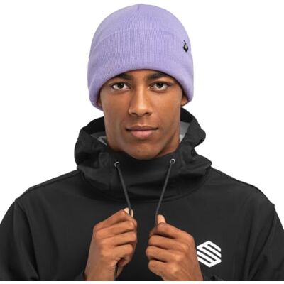 SIROKO Bonnet d'hiver Snowflake Violet Lavande - Publicité SIROKO Bonnet d'hiver Snowflake Violet Lavande - Publicité