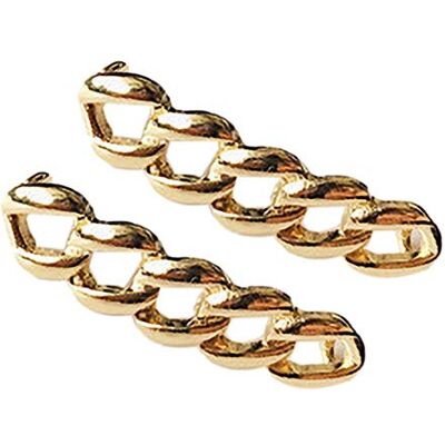Angoter 2PCS Chaussures De Bricolage Décoration Charms Lacet Boucle Perles De Chaîne Waves Accessoires Cadeaux Pour Les Femmes Fille - Publicité Angoter 2PCS Chaussures De Bricolage Décoration Charms Lacet Boucle Perles De Chaîne Waves Accessoires Cadeaux Pour Les Femmes Fille - Publicité