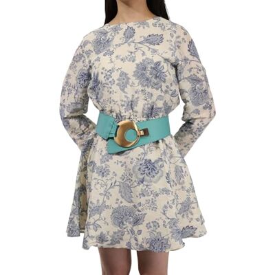 FASHIONGEN Ceinture en Cuir véritable large femme boucle ronde croisé SOLAINE - Publicité FASHIONGEN Ceinture en Cuir véritable large femme boucle ronde croisé SOLAINE - Publicité