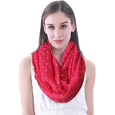Lina & Lily Écharpe Foulard Tube Femme Imprimé Pois - Publicité Lina & Lily Écharpe Foulard Tube Femme Imprimé Pois - Publicité
