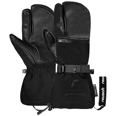 Reusch Duality R-Wool Lobster Gants de Ski Unisexe à 3 Doigts – Gants d'hiver Chauds, Coupe-Vent et imperméables avec Laine, Isolation R-LOFT et dragonne pour Homme et Femme - Publicité Reusch Duality R-Wool Lobster Gants de Ski Unisexe à 3 Doigts – Gants d'hiver Chauds, Coupe-Vent et imperméables avec Laine, Isolation R-LOFT et dragonne pour Homme et Femme - Publicité