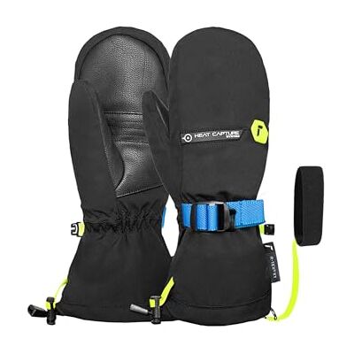 Reusch Karl Junior Gants de Ski pour Enfant R-TEX XT Moufles imperméables avec Laine, Softshell et système de Capture Thermique Gants d'hiver pour garçons et Filles Coupe-Vent et Chauds - Publicité Reusch Karl Junior Gants de Ski pour Enfant R-TEX XT Moufles imperméables avec Laine, Softshell et système de Capture Thermique Gants d'hiver pour garçons et Filles Coupe-Vent et Chauds - Publicité