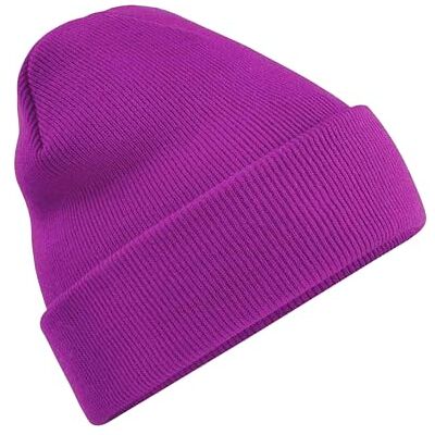 Beechfield Original Bonnet avec rabat, Mixte, , magenta, - - Publicité Beechfield Original Bonnet avec rabat, Mixte, , magenta, - - Publicité