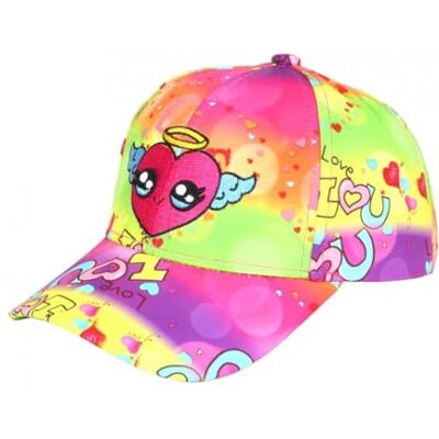 Hip Hop Honour Casquette Enfant Cœur Rose Streetwear Fille Garçon 6-12 Ans Réglable Été Taille Unique Rose - Publicité Hip Hop Honour Casquette Enfant Cœur Rose Streetwear Fille Garçon 6-12 Ans Réglable Été Taille Unique Rose - Publicité