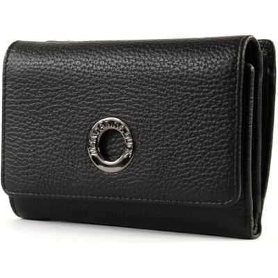 Mandarina Duck Portefeuille Noir (Noir) Mellow Leather 13,5 x 9,5 x 3,5 cm (L x H x W) - Publicité Mandarina Duck Portefeuille Noir (Noir) Mellow Leather 13,5 x 9,5 x 3,5 cm (L x H x W) - Publicité