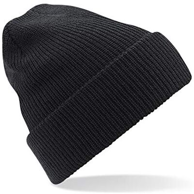 Beechfield Bonnet Heritage Adulte (Taille Unique) (Noir) - Publicité Beechfield Bonnet Heritage Adulte (Taille Unique) (Noir) - Publicité