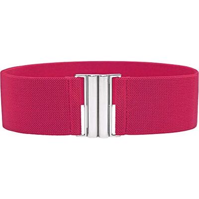 BlackButterfly Classique Emboîtement Large Élastique Sangle Extensible Taille Rétro Ceinture (Rose vif, L) - Publicité BlackButterfly Classique Emboîtement Large Élastique Sangle Extensible Taille Rétro Ceinture (Rose vif, L) - Publicité