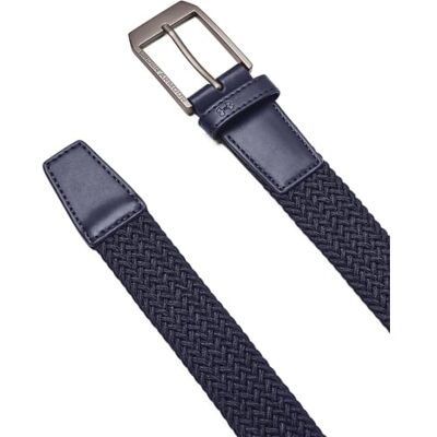 Under Armour M Braided Golf Ceinture de sport pour homme, ceinture tressée pour le golf ou l'usage quotidien, couleur bleu nuit/bleu nuit - Publicité Under Armour M Braided Golf Ceinture de sport pour homme, ceinture tressée pour le golf ou l'usage quotidien, couleur bleu nuit/bleu nuit - Publicité