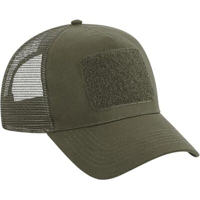 Beechfield B641 Casquette Filet Réglable à L'arrière avec Patch - Publicité Beechfield B641 Casquette Filet Réglable à L'arrière avec Patch - Publicité